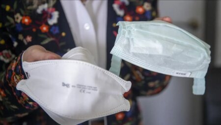 Bordan yüksek koruyuculuğu olan cerrahi maske üretildi