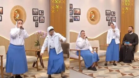 Brezilyalı rahibelerden beatbox gösterisi