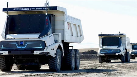 Dünyanın en büyüğü! Otonom elektrikli maden kamyonu filosu hizmete başladı