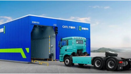 Elektrikli TIR’lar için batarya değişim istasyonları kuruluyor