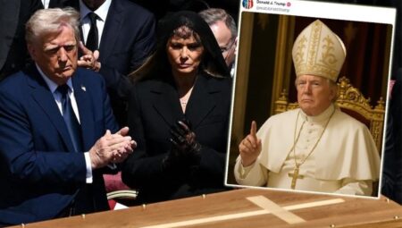 Trump, yapay zeka ile kendisini ‘Papa’ yaptığı bir fotoğraf paylaştı