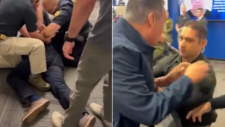 Bakan’a soru sormak istedi: Senatör aykırı kelepçeyle dışarı çıkarıldı