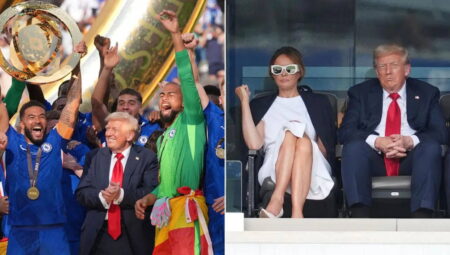 Alana indi, tribün ayağa kalktı: Trump, kupa merasiminde yuhalandı