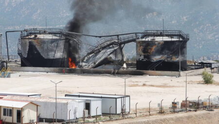 Kuzey Irak’ta petrol alanına İHA’lı atak
