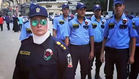 Mısır’da polis memurlarına ilişkin olduğu sav edilen müstehcen görüntü tartışma yarattı