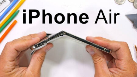 Çok ince yapısıyla iPhone Air dayanıklılık testine sokuldu