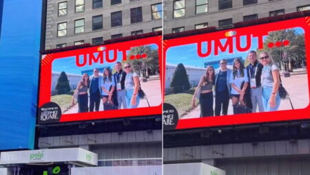 Erdoğan’a New York’ta sürpriz: Times Meydanı’nda İmamoğlu ve Özel pankartı!