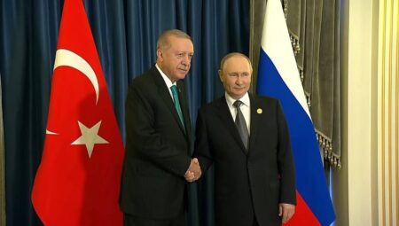 Erdoğan’ın ŞİÖ temasları sürüyor: Putin ile bir ortaya geldi