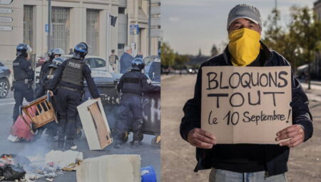 Fransa’da ‘Her şeyi bloke et’ hareketleri: Çöp bidonları ateşe verildi, yollar kapatıldı