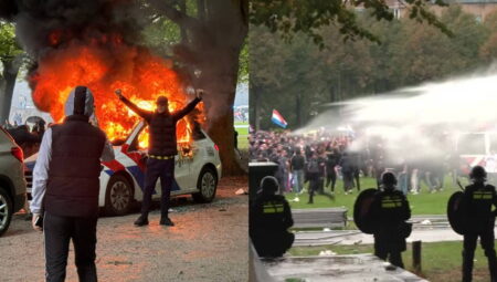 Hollanda’da çok sağcı şov şiddete dönüştü: Polis ‘böylesini görmedik’ dedi
