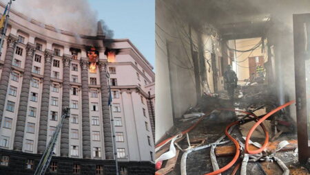 Rusya’dan Ukrayna’ya savaşın en büyük hava saldırısı: Hükümet binası maksat oldu