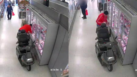 Tıpkı kabahatten affedildi, tekrar yakalandı: Elektrikli scooter ile marketten et çaldı