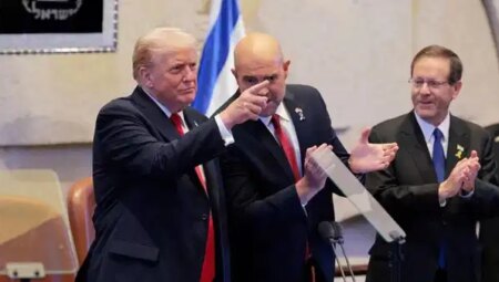 Trump’tan, Knesset’te tarihi bildiriler: Sekiz ayda sekiz savaş bitirdim